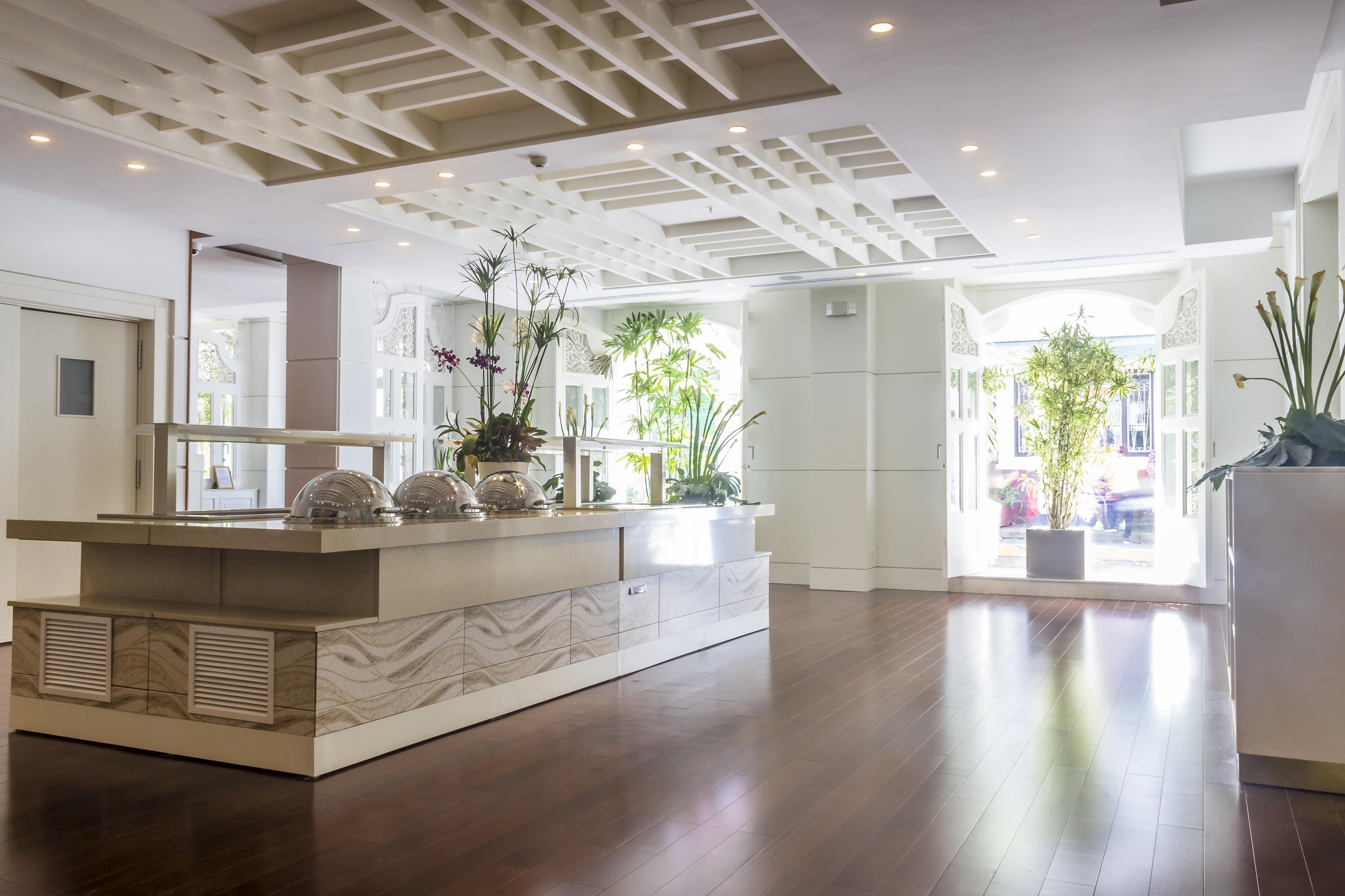 巴拿马中央酒店 巴拿马城 外观 照片 The lobby of the hotel