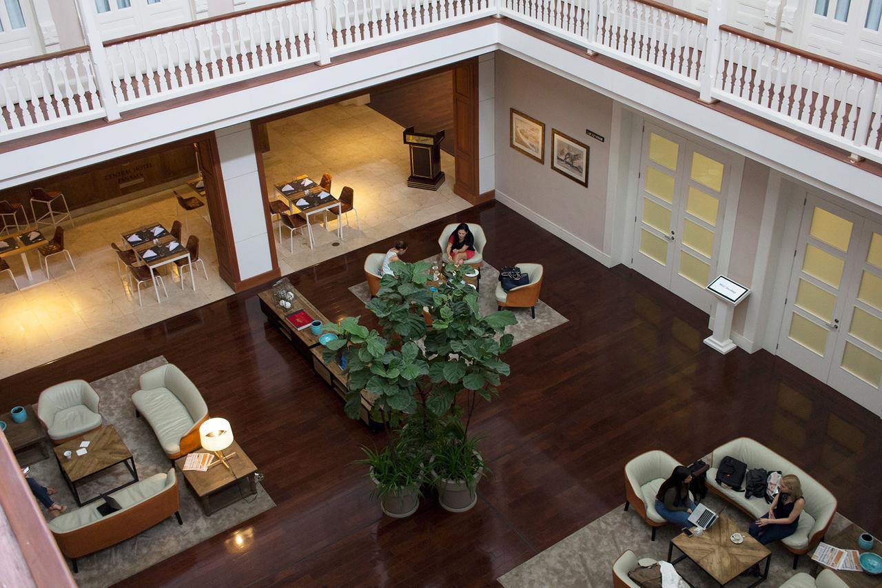 巴拿马中央酒店 巴拿马城 外观 照片 The lobby of the hotel