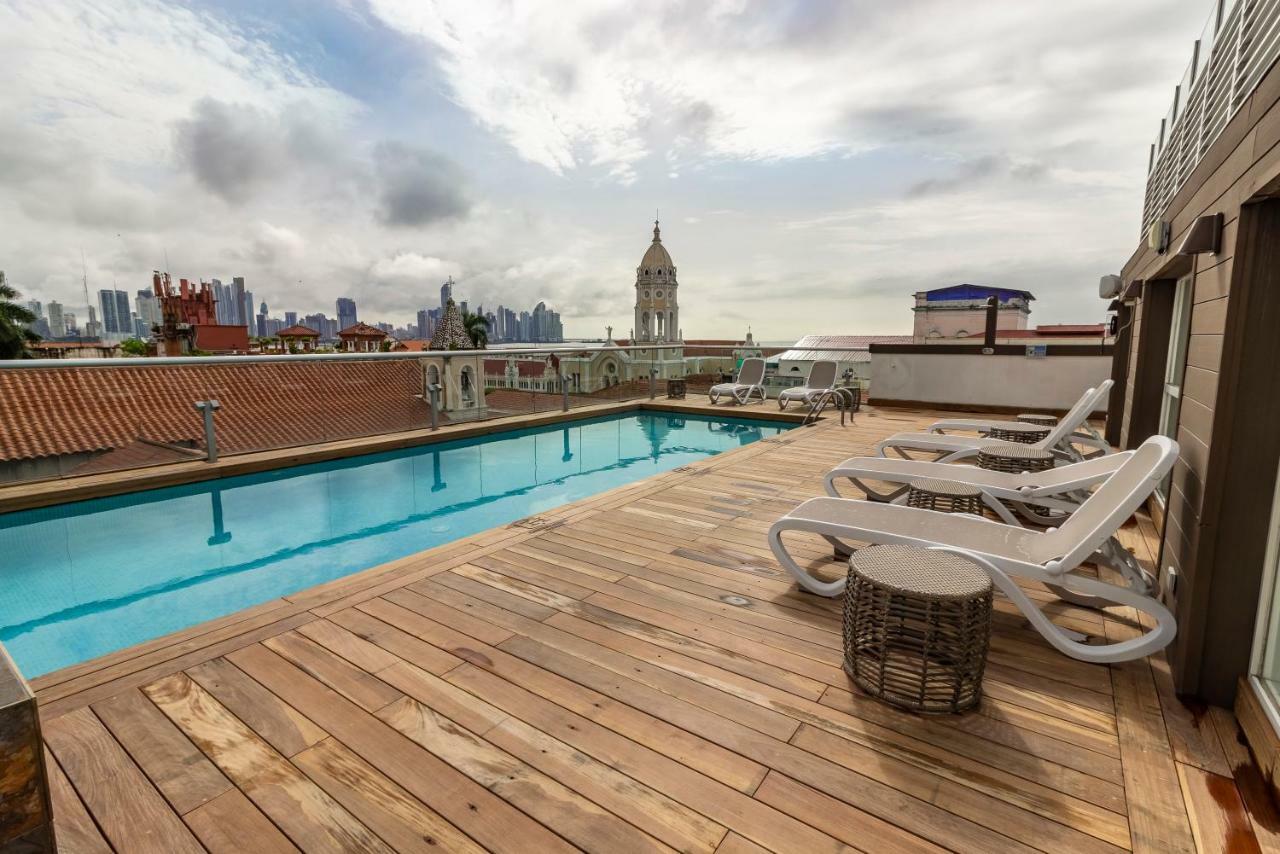 巴拿马中央酒店 巴拿马城 外观 照片 Rooftop pool at Hotel Icon